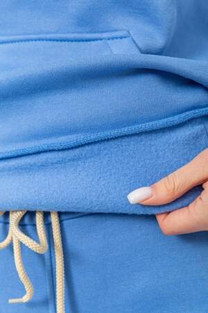 Спортивний костюм жіночий на флісі, колір темно-блакитний Спортивний костюм жіночий на флісі, колір темно-блакитний