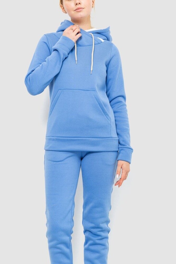 Спортивний костюм жіночий на флісі, колір темно-блакитний Спортивний костюм жіночий на флісі, колір темно-блакитний
