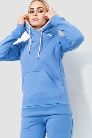 Спортивний костюм жіночий на флісі, колір темно-блакитний Спортивний костюм жіночий на флісі, колір темно-блакитний